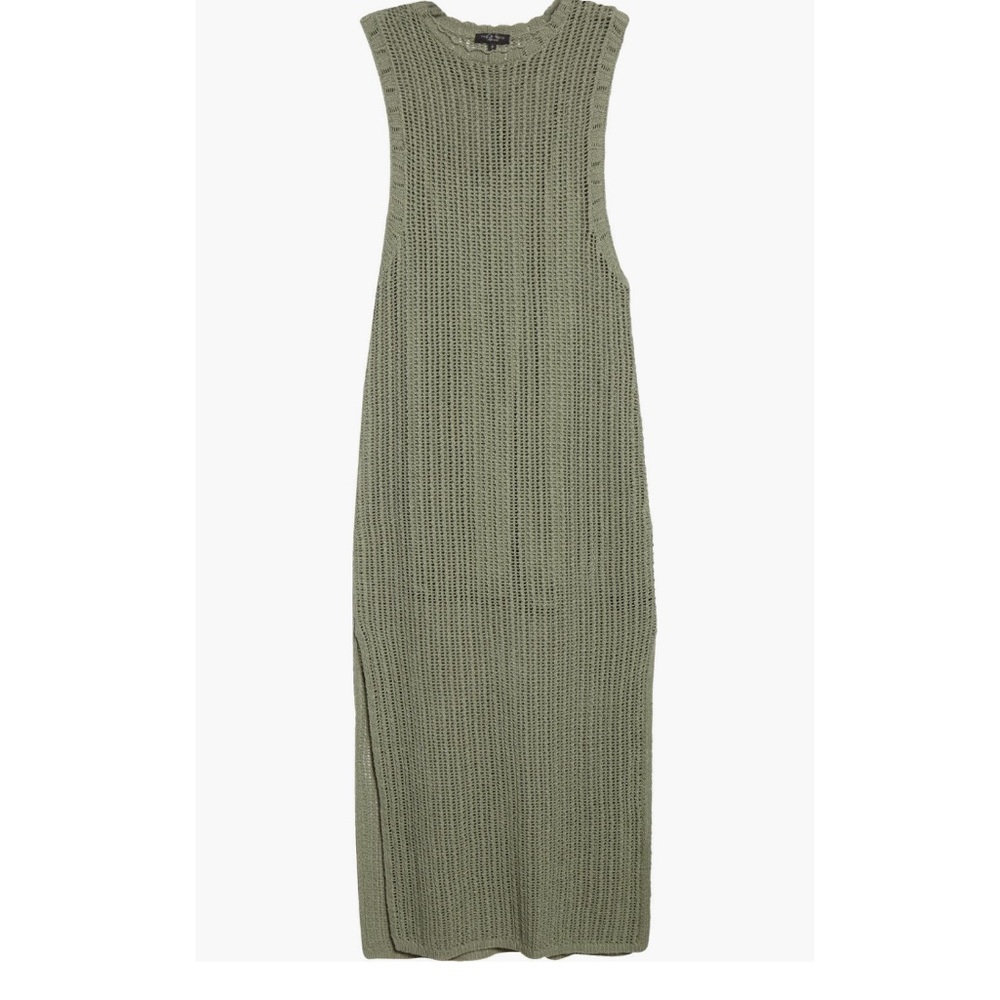 Rag & Bone Sleeveless Olive Knit Maxi Dress